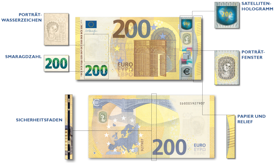 Die neue 200-Euro-Banknote